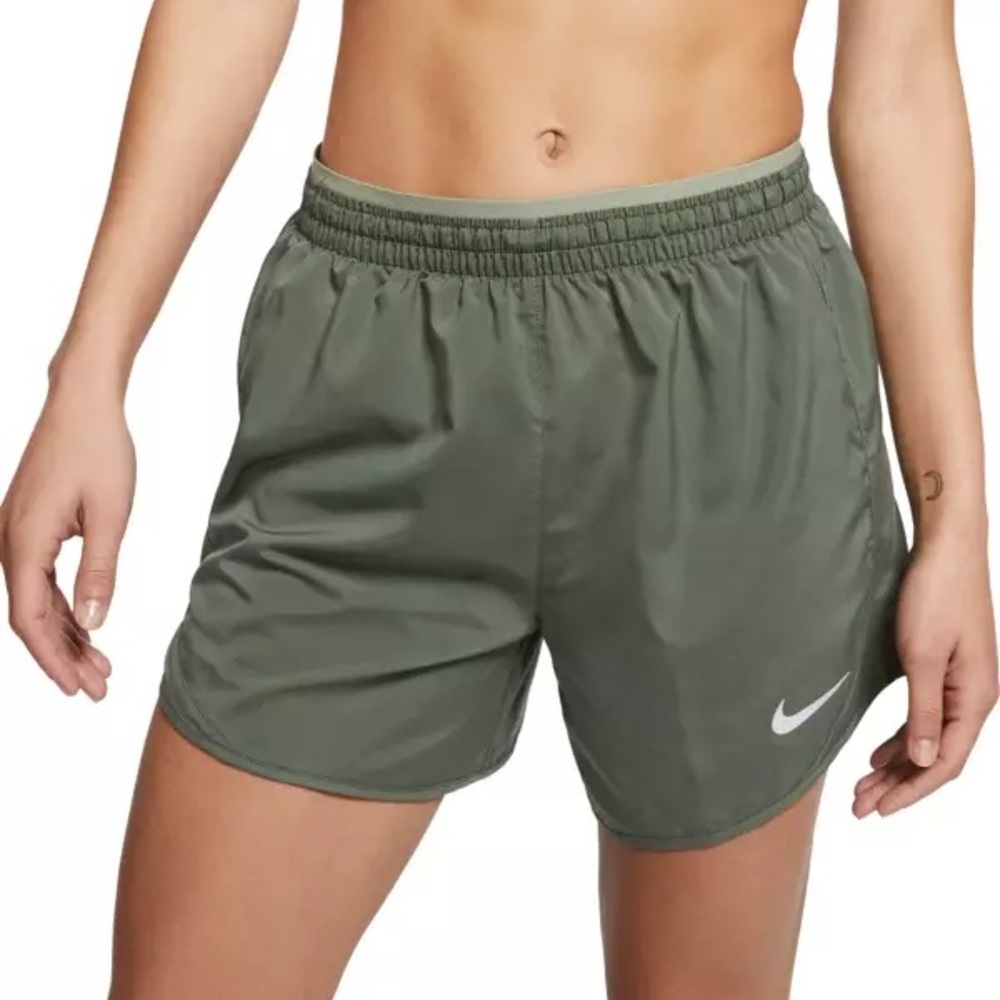 Nike Women's Tempo Luxe 5" Running Shorts Olive